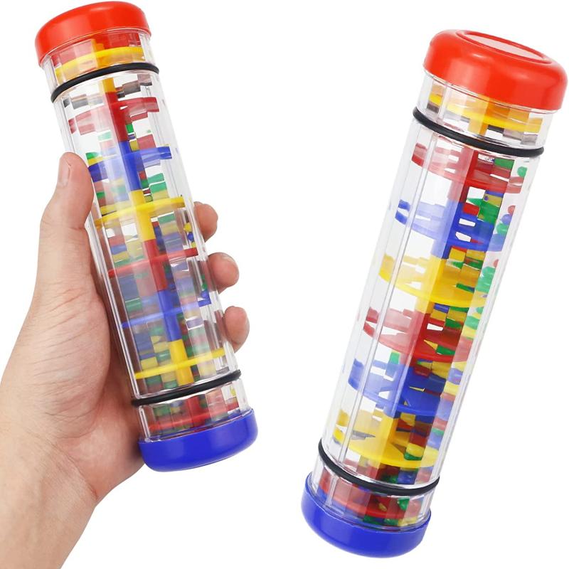 Rainstick Musical Instrument for Babies, Sensory Developmental Rain Stick Shaker Toy