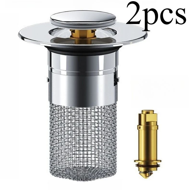 Professional Stainless Steel Pop Up Sink Drain Strainer