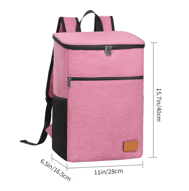 26L Insulated Cooler Backpack Leakproof Thermal Picnic Bag