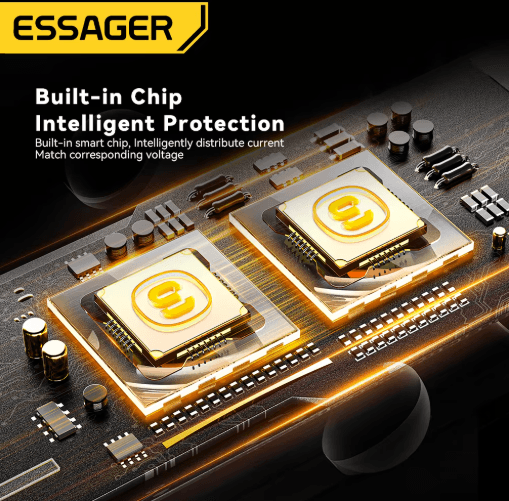 Essager 120W PD Car Charger QC 4.0 & PD 3.0 Fast USB C Adapter