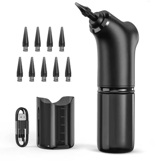 PureFlow Electric Ear Cleaner with Water Irrigation and Pressure Control