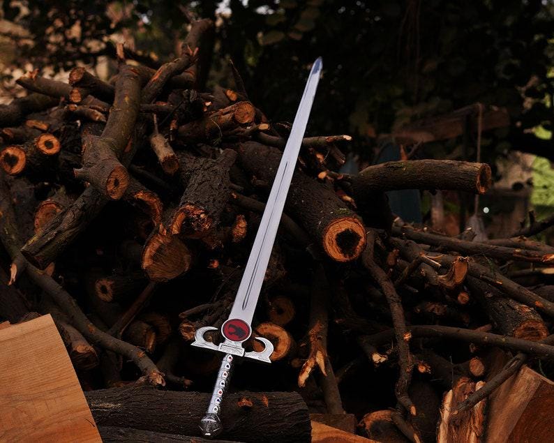Custom made Thundercat Lionio Sword, Holy swords, Sword Wall Mount, Replica swords, Best wedding Gifts, gift for Brother