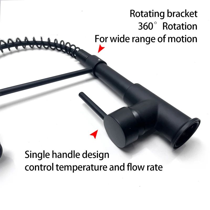 ProFlow 360° Pull Down Kitchen Faucet with High-Pressure Spray