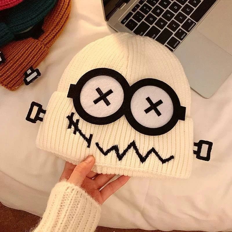 Big Eyes Cartoon Ear Protection Hat