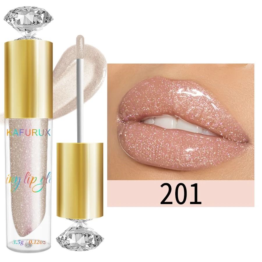Moisturizing Diamond Shimmer Glitter Lip Gloss