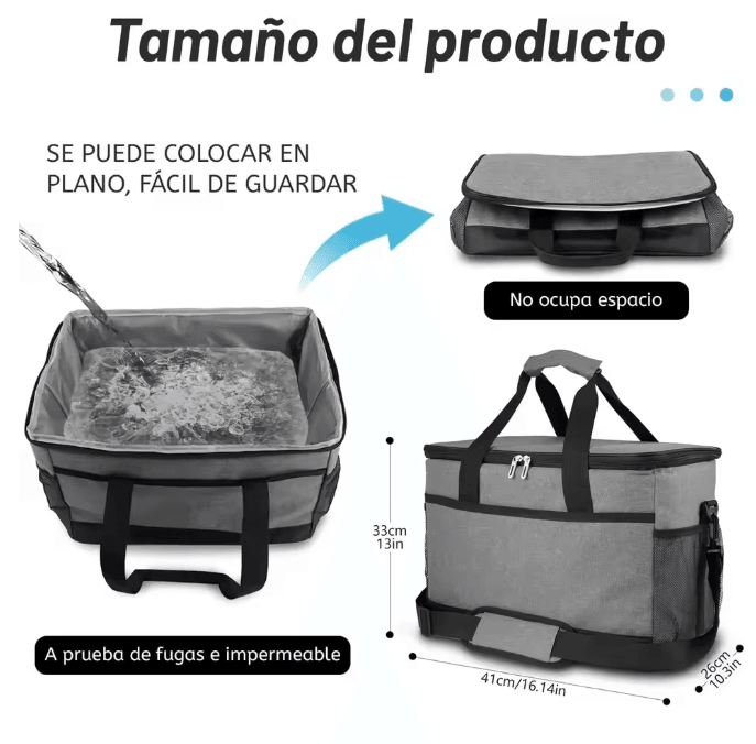 Large Capacity Leakproof Picnic Bag Insulated Lunch Tote