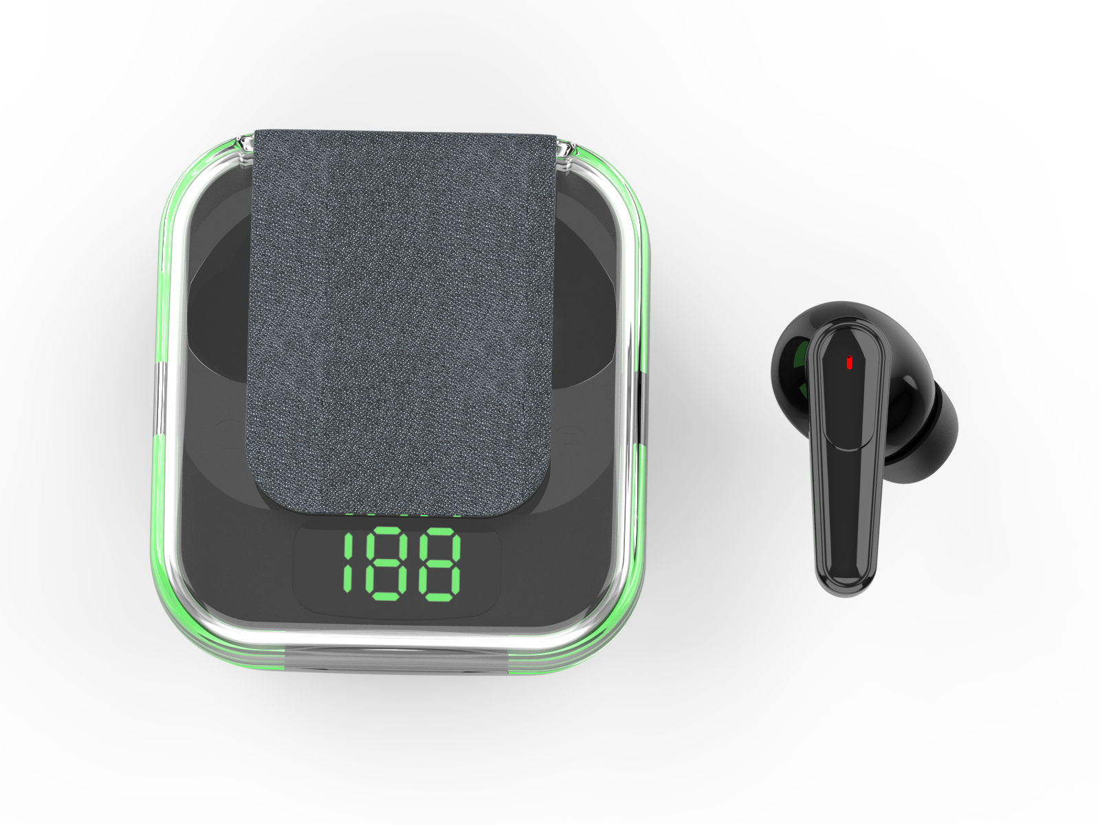 Smart TWS Wireless Earbuds with LED Display, Noise Cancelling & Long Battery Life