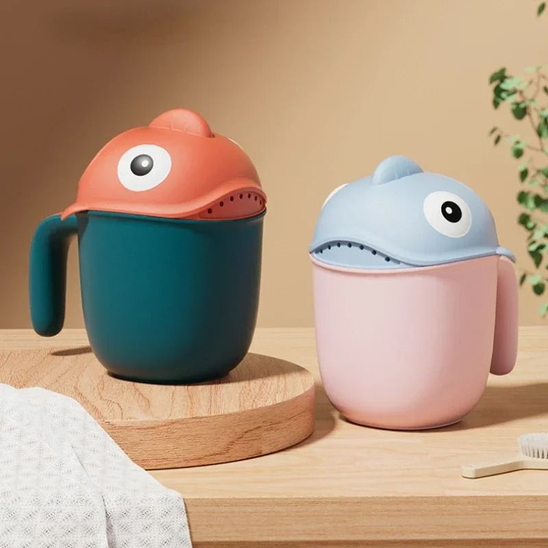 Pediatric Splash-Proof Cartoon Shampoo & Bath Rinse Cup