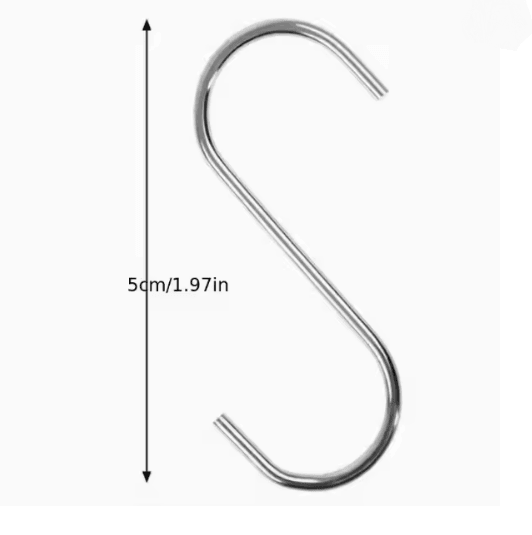Stainless Steel Heavy Duty S Hooks Set
