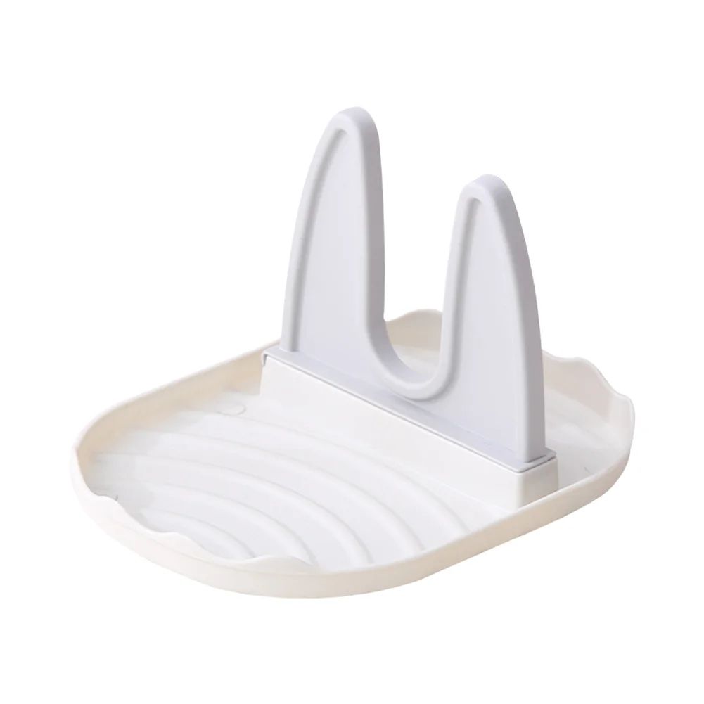 Pan Lid and Spoon Rest Holder Kitchen Utensil Stand