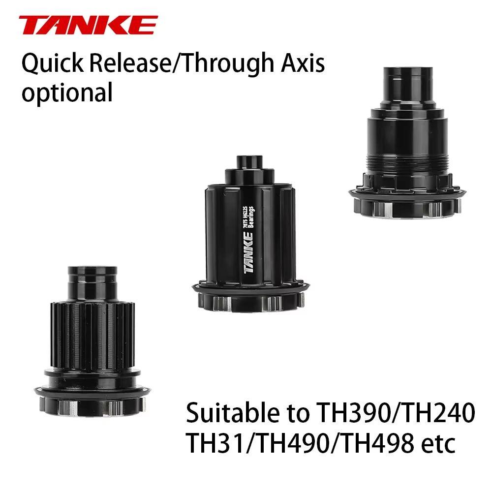 TANKE 6-Pawl Freehub Body Driver – XD/HG/MS Compatible, 135 QR / 142 Thru-Axle