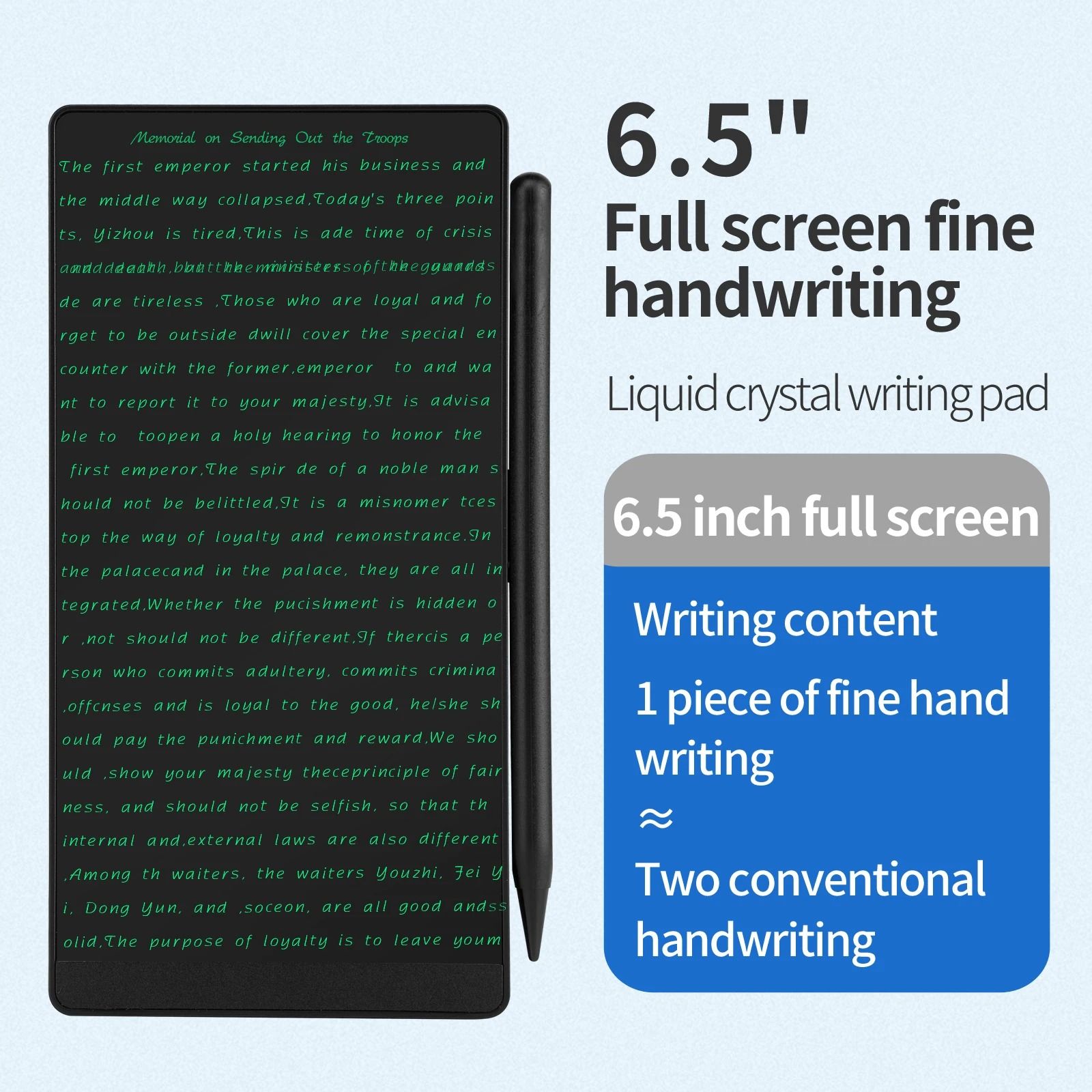 6.5-Inch Superfine LCD Writing Tablet – Precision Full-Screen Drawing Board & Educational Notepad
