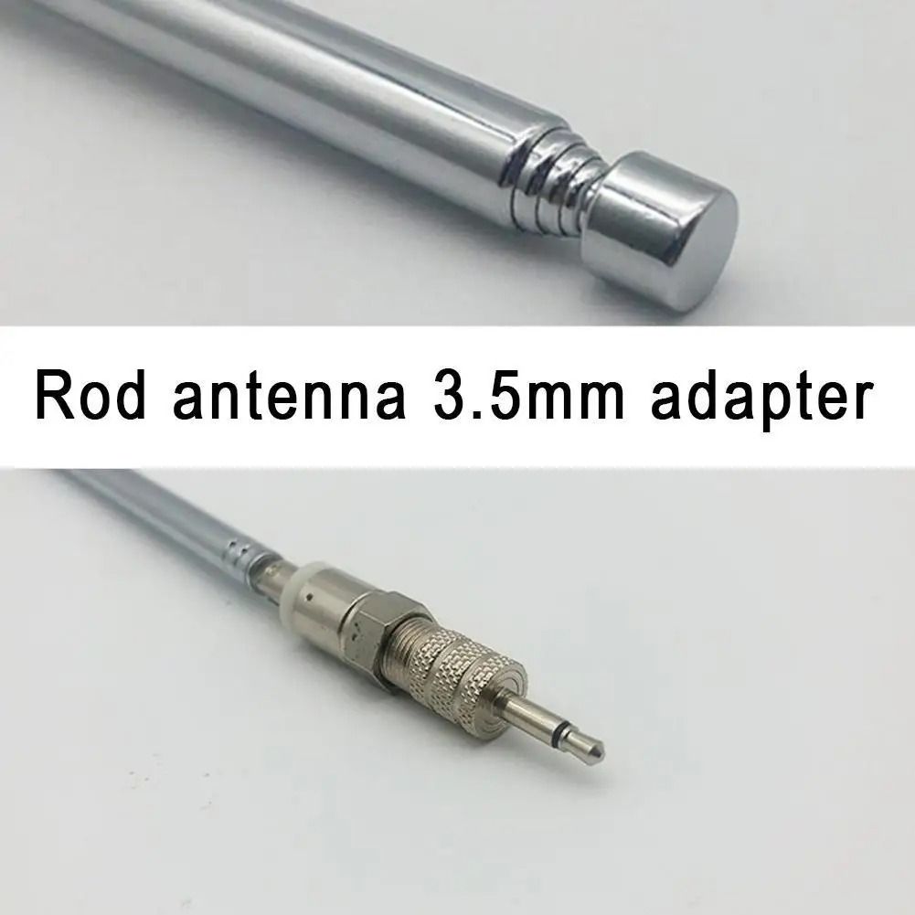 Telescopic FM DAB Antenna 3.5mm Radio Aerial with Adapter Set