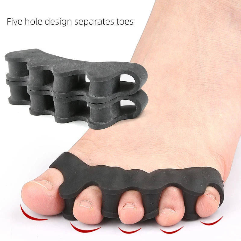 Silicone Toe Separators Thumb Valgus Bunion Adjuster Gel Splitter Hammer Corrector Protector for Foot Pain Relief