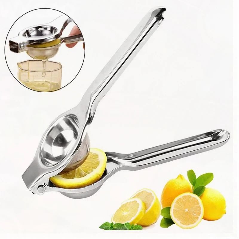 Stainless Steel Lemon Squeezer – Manual Hand Press Citrus Juicer