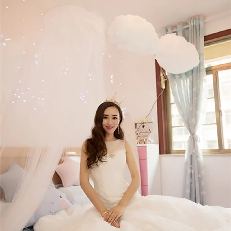 Artificial Cotton Cloud Decor: DIY Wedding & Birthday Party, 3D Small Cotton Cloud for Home Ceiling, Living Room Indoor