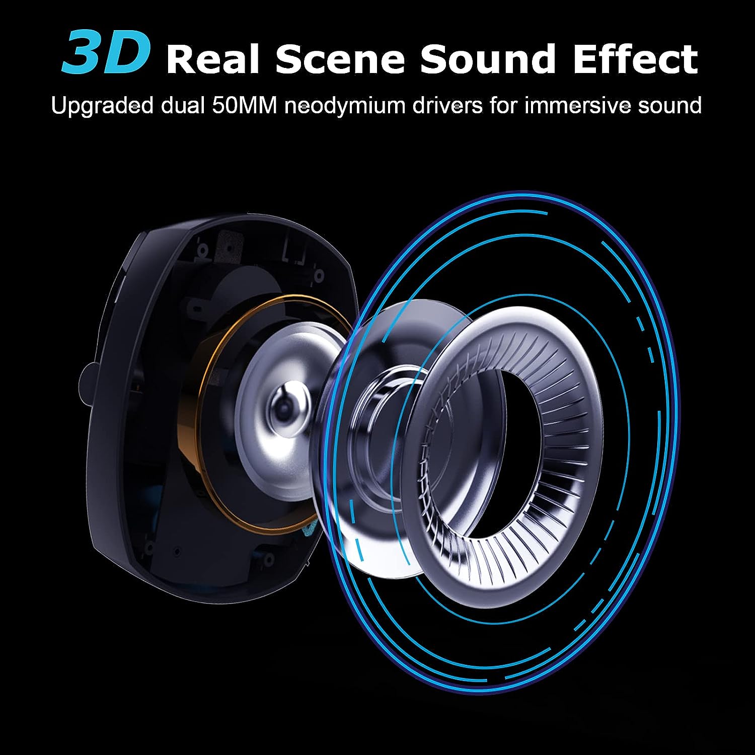 Wireless Gaming Headset for PC Nintendo Switch Bluetooth Gaming Headphones with Microphone