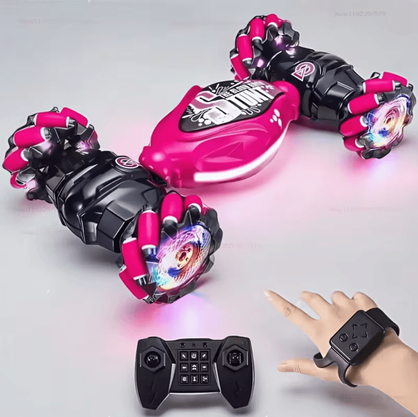 4WD Drift & Gesture Control RC Stunt Car with LED Lights
