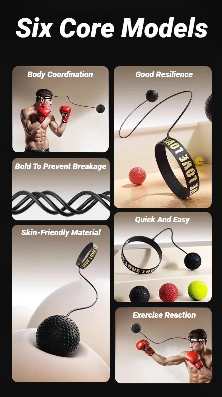 Head Mounted Boxing Speed Training Ball