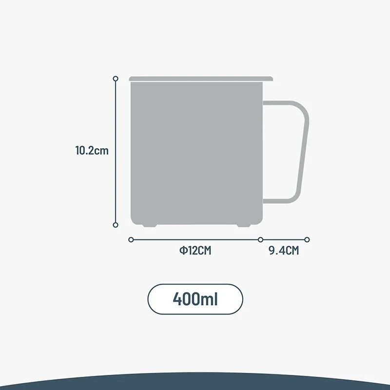 Stainless Steel Insulated Coffee Mug with Handle
