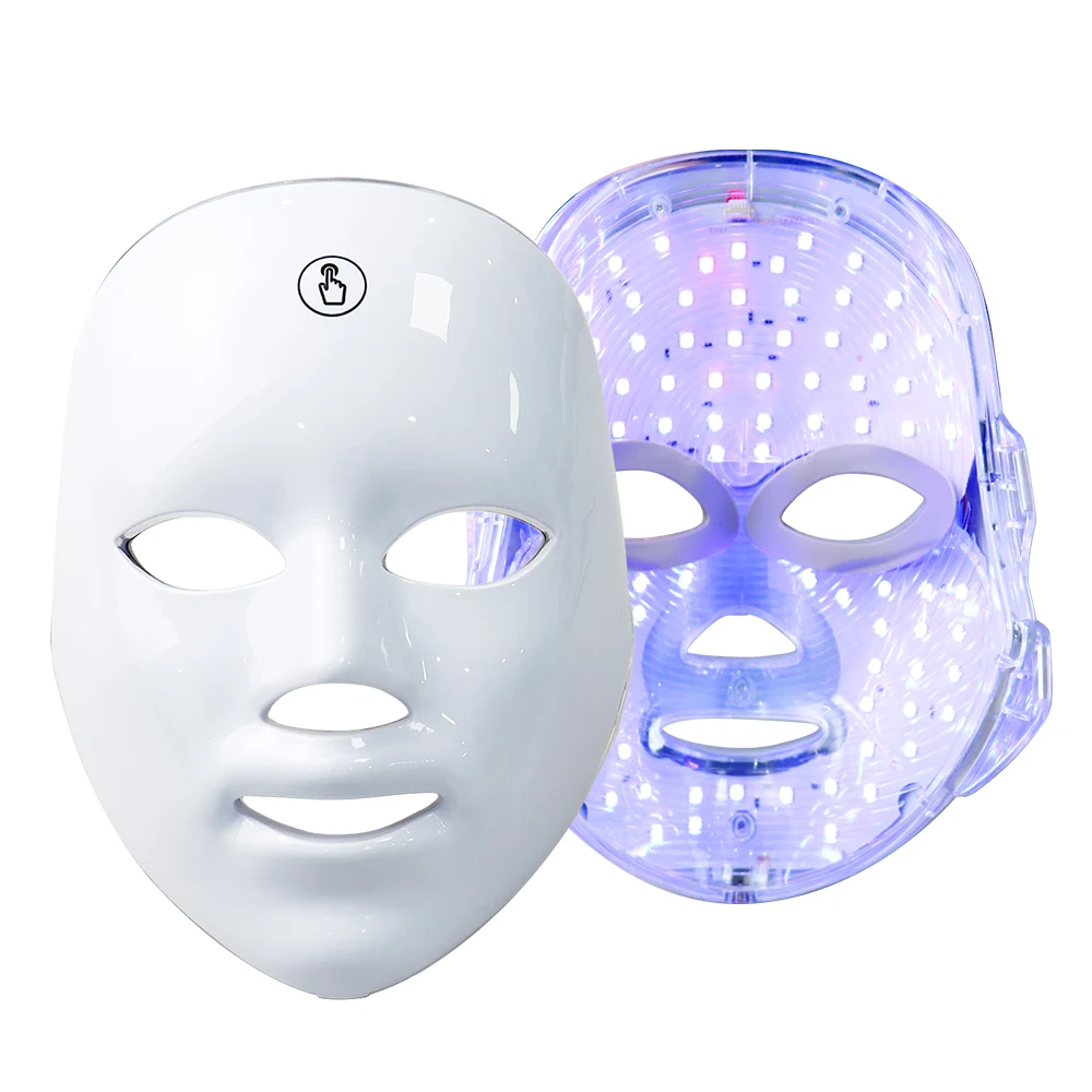 LED Facial Mask for Skin Rejuvenation – Photon Therapy Face Mask for Anti-Acne & Wrinkle Removal