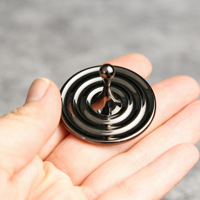 Zinc Alloy Teardrop Fidget Spinner Premium Anxiety Relief Toy