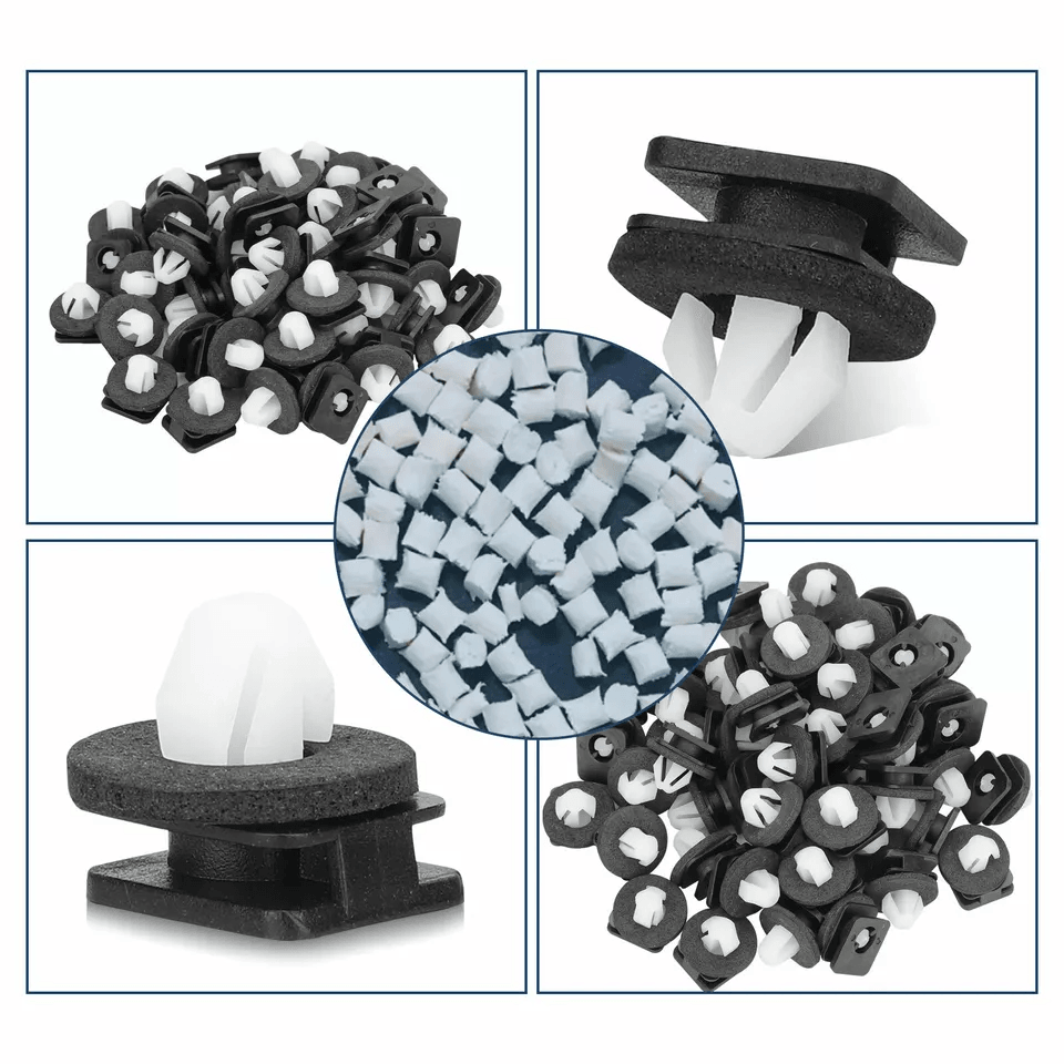 Front Windshield Molding A-Pillar Trim Clips, OEM Style Fasteners Set