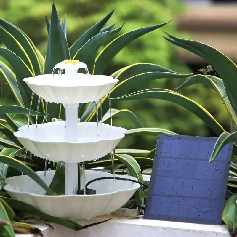 Solar Bird Bath Fountain Kit