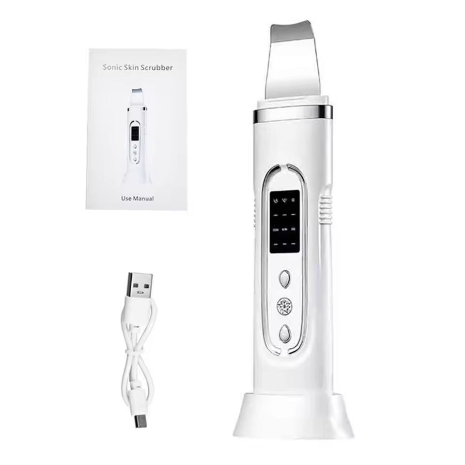 Ultrasonic Skin Scrubber Facial Cleansing Device