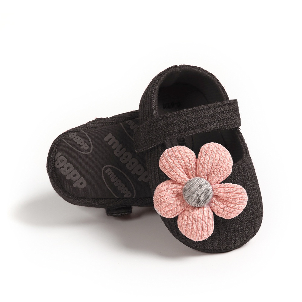 Baby Girls Cotton Shoes Retro Style Spring Autumn Prewalkers, Infant Soft Bottom Toddler First Walking Shoes