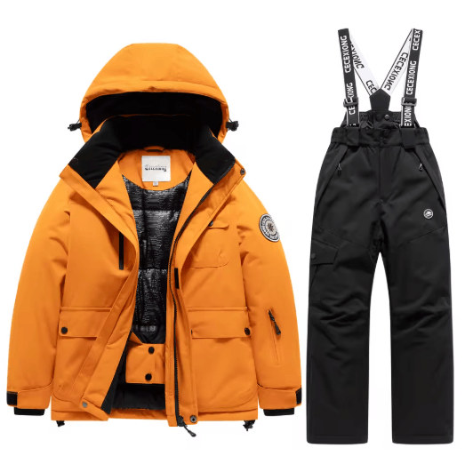 Kids Winter Ski Set, Waterproof, Warm Snow
