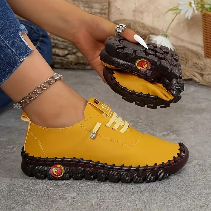 Womens Sneakers Comfortable Thick Sole Fashion Casual Shoes for Outdoor Walking