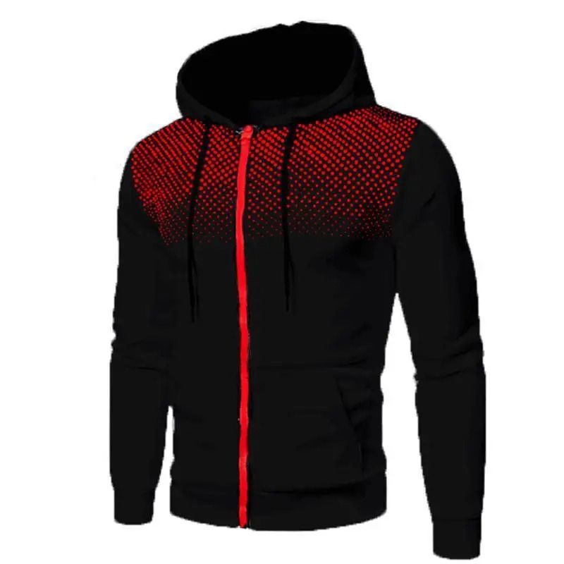 Mens Zip Up Fleece Bomber Jacket Hooded Casual Coat