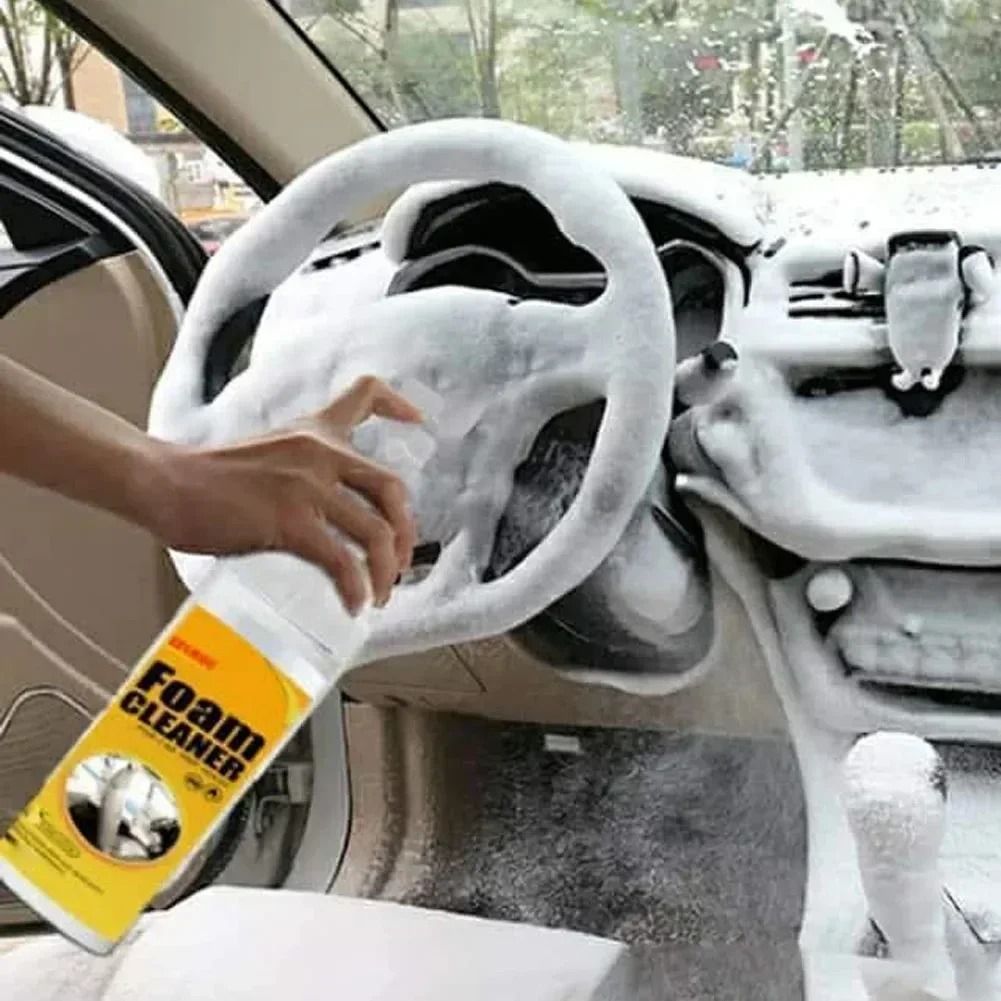 Multi Purpose Foam Cleaner Spray for Car Interior and Home Surfaces
