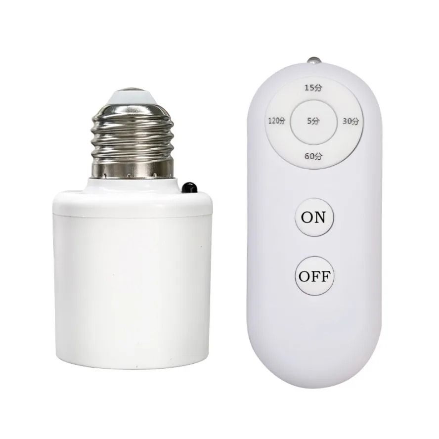 Smart Remote Control Lamp Holder with Timer Function