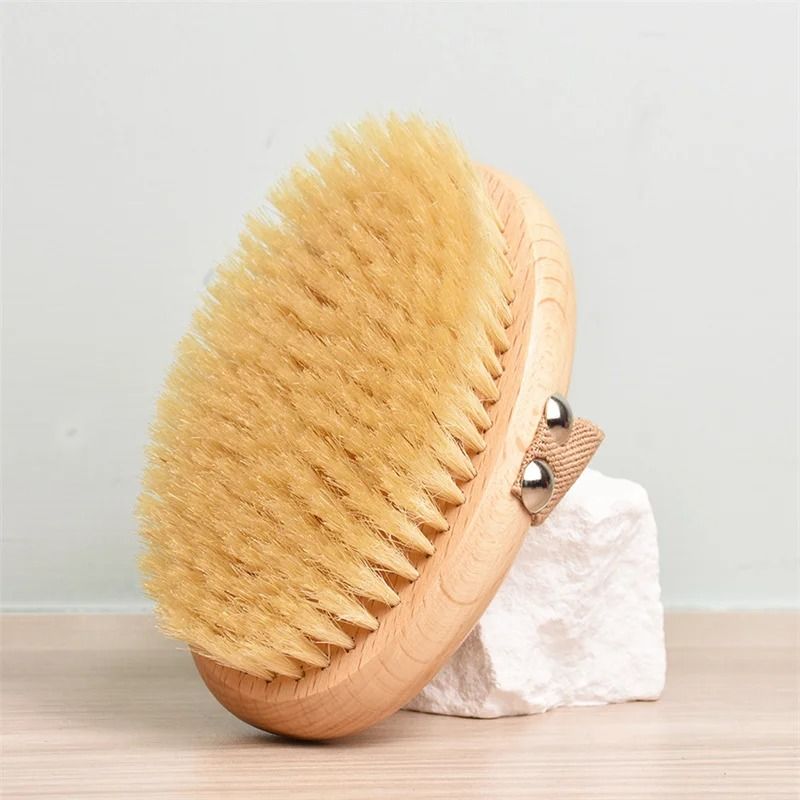 PureGlow Natural Bristle Wet Dry Body Brush