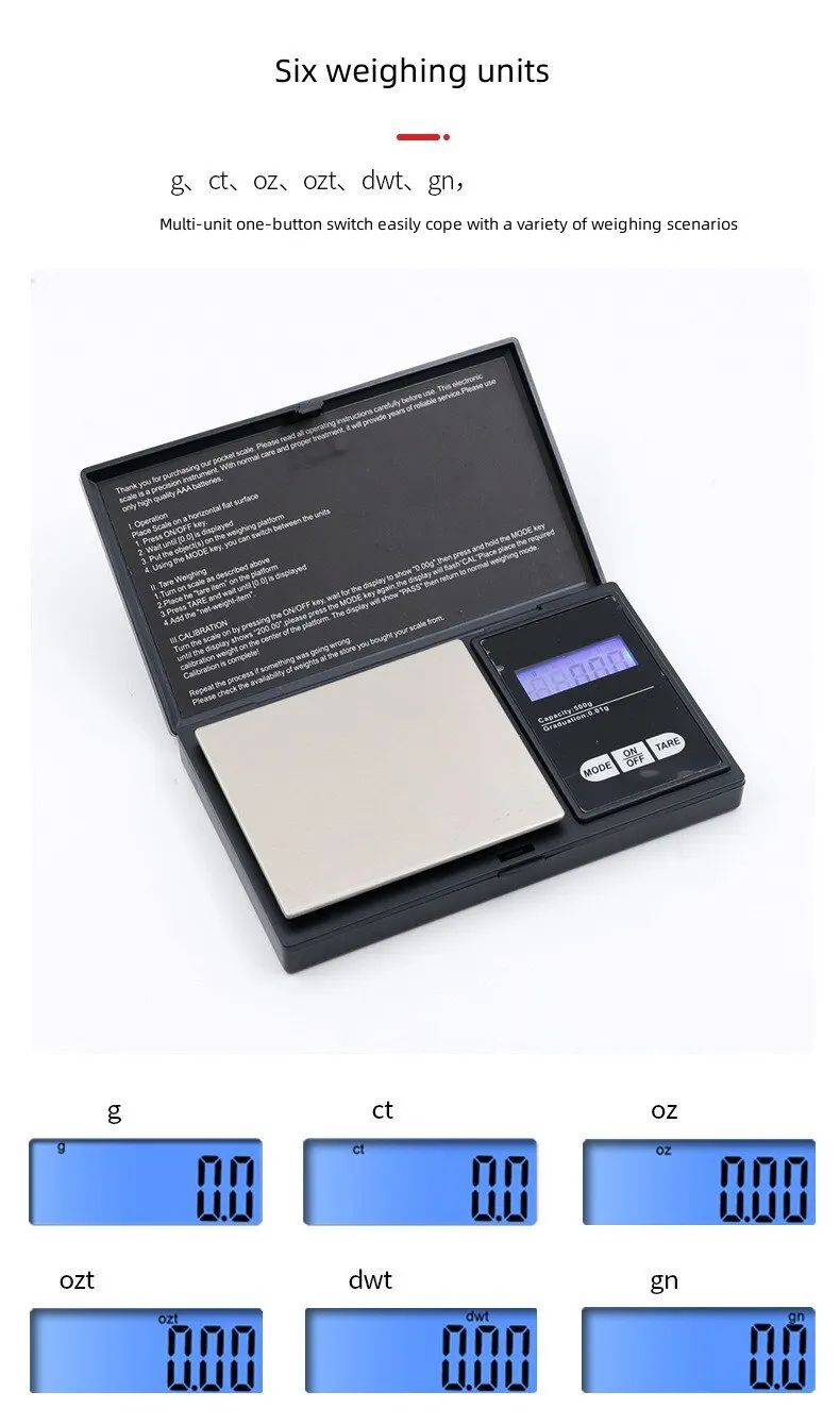 Mini Digital Pocket Jewelry Scale