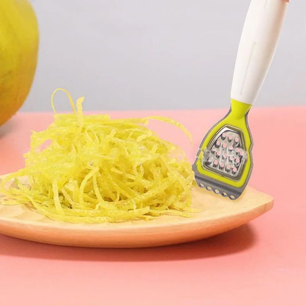2-in-1 Lemon Juicer & Zester Grater - Compact Citrus Juicer Grater and Cheese Tool