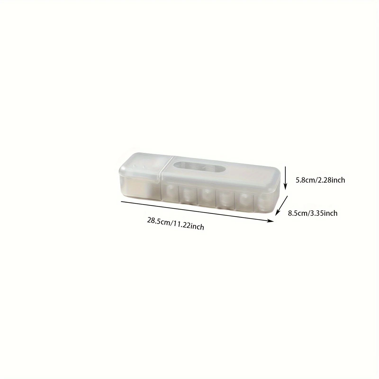 Desktop Cable Organizer Box with Lid – Multi-Compartment Charging Cable Storage & Cord Sorting Case