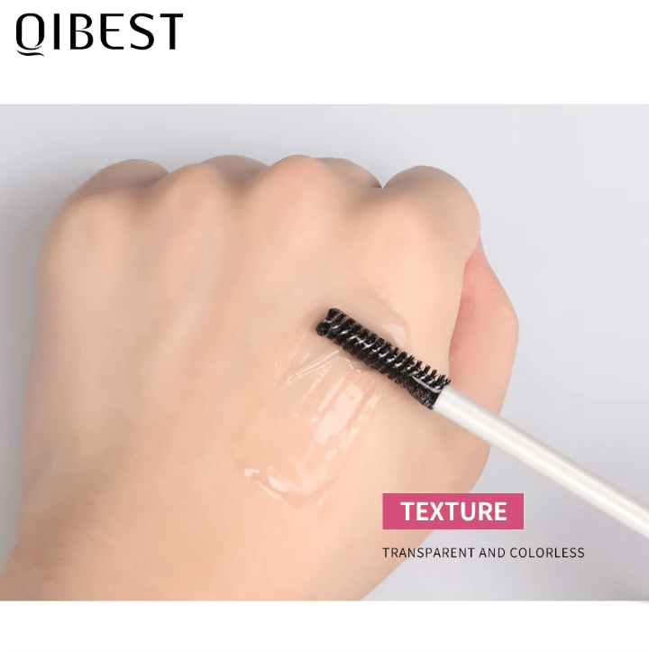 QIBEST Clear Eyebrow Setting Gel – Waterproof Transparent Brow Grooming Serum