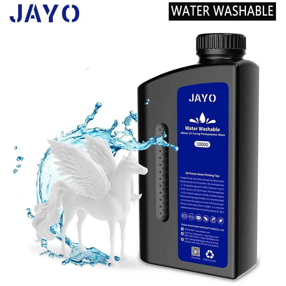 Jayo 3D Printer UV Resin 405nm Standard ABS Like and Water Wash Options