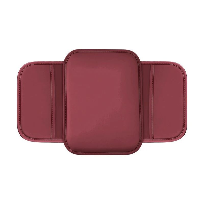 Waterproof Car Armrest Box Pad Center Console Cushion with Storage Pocket