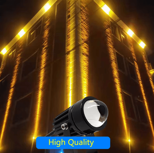 Outdoor LED Wall Spotlight Waterproof AC110V 220V Colored Beam Landscape Lighting