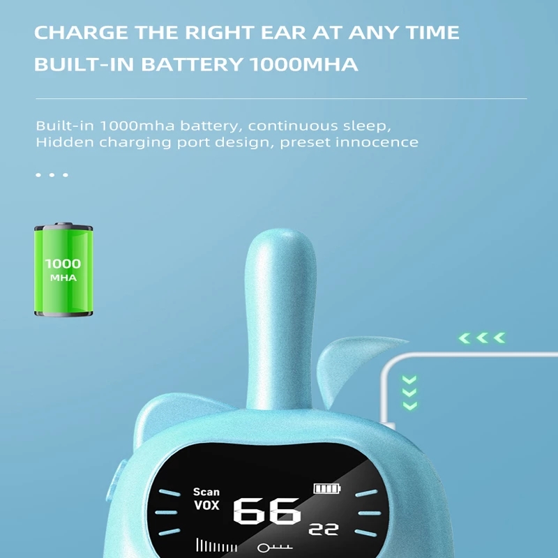 Kids Walkie Talkies Rechargeable Range Fun Communication Toy for Children