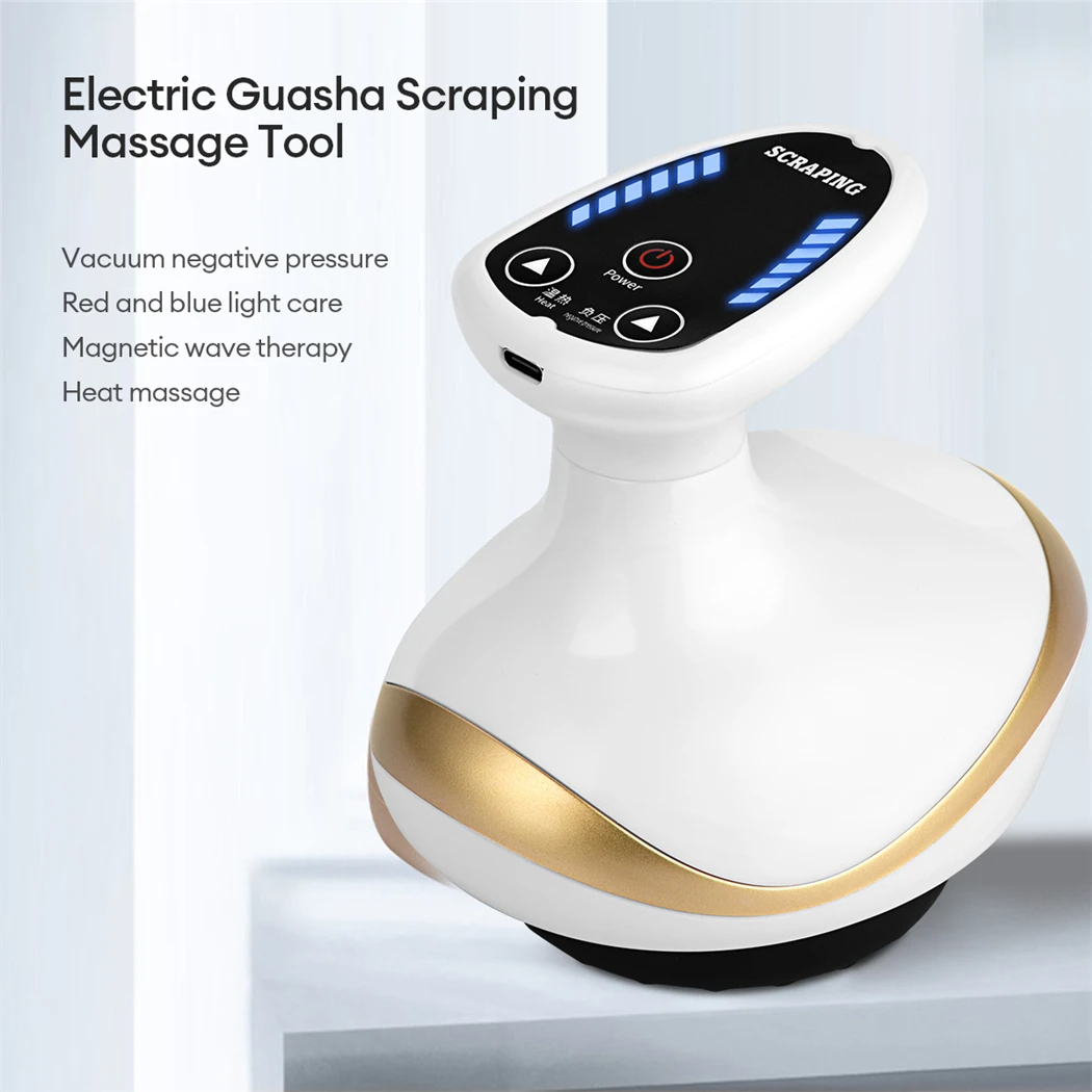 Cupping Massage with LCD Display, Electric EMS Body Massager, Guasha Scraping, Vacuum Suction Cup