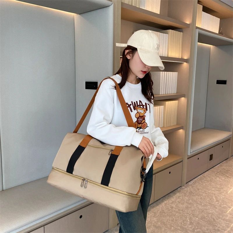 Large Capacity Travel and Gym Bag with Shoe Compartment