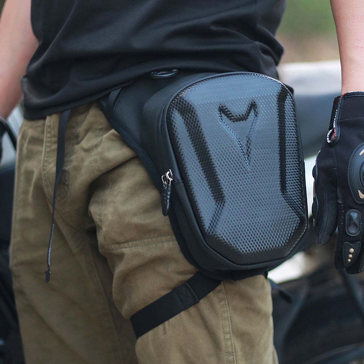 Waterproof Motorcycle Leg Bag Cycling Crossbody Bag for Riders