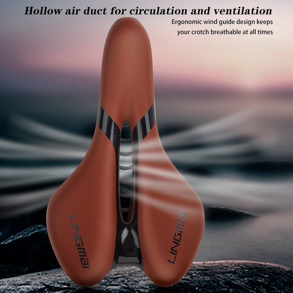 Waterproof Shock Absorbing Bike Saddle for Men and Women Soft MTB Cushion Seat