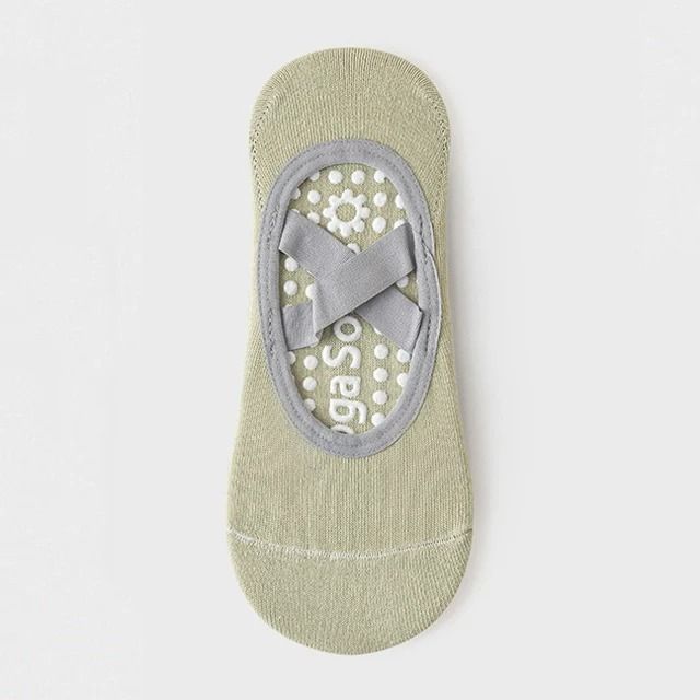 Breathable Towel Bottom Yoga Socks Women Silicone Non Slip Bandage Pilates Ladies Ballet Dance Socks