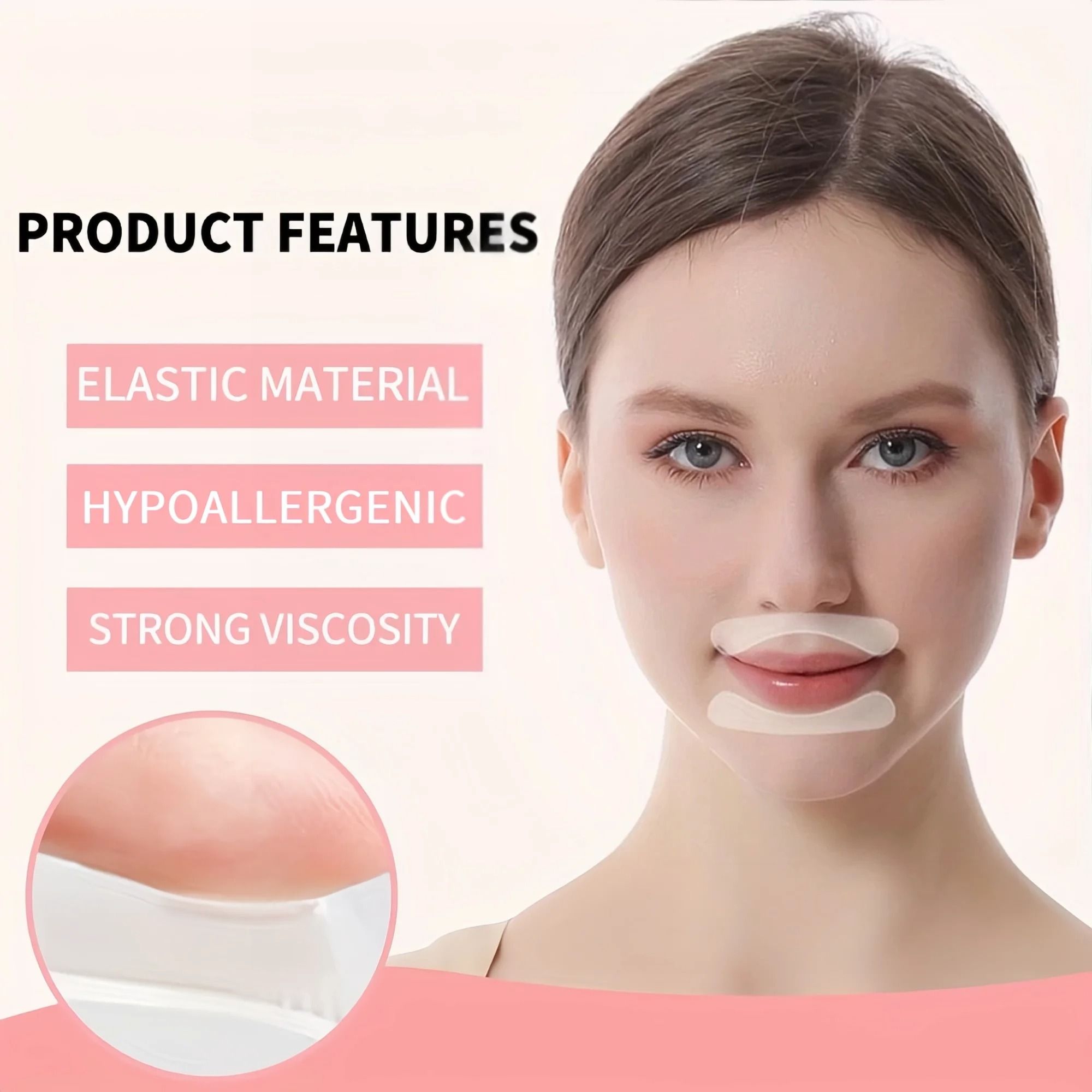Reusable Silicone Lip Patch Wrinkle Care Stickers Set